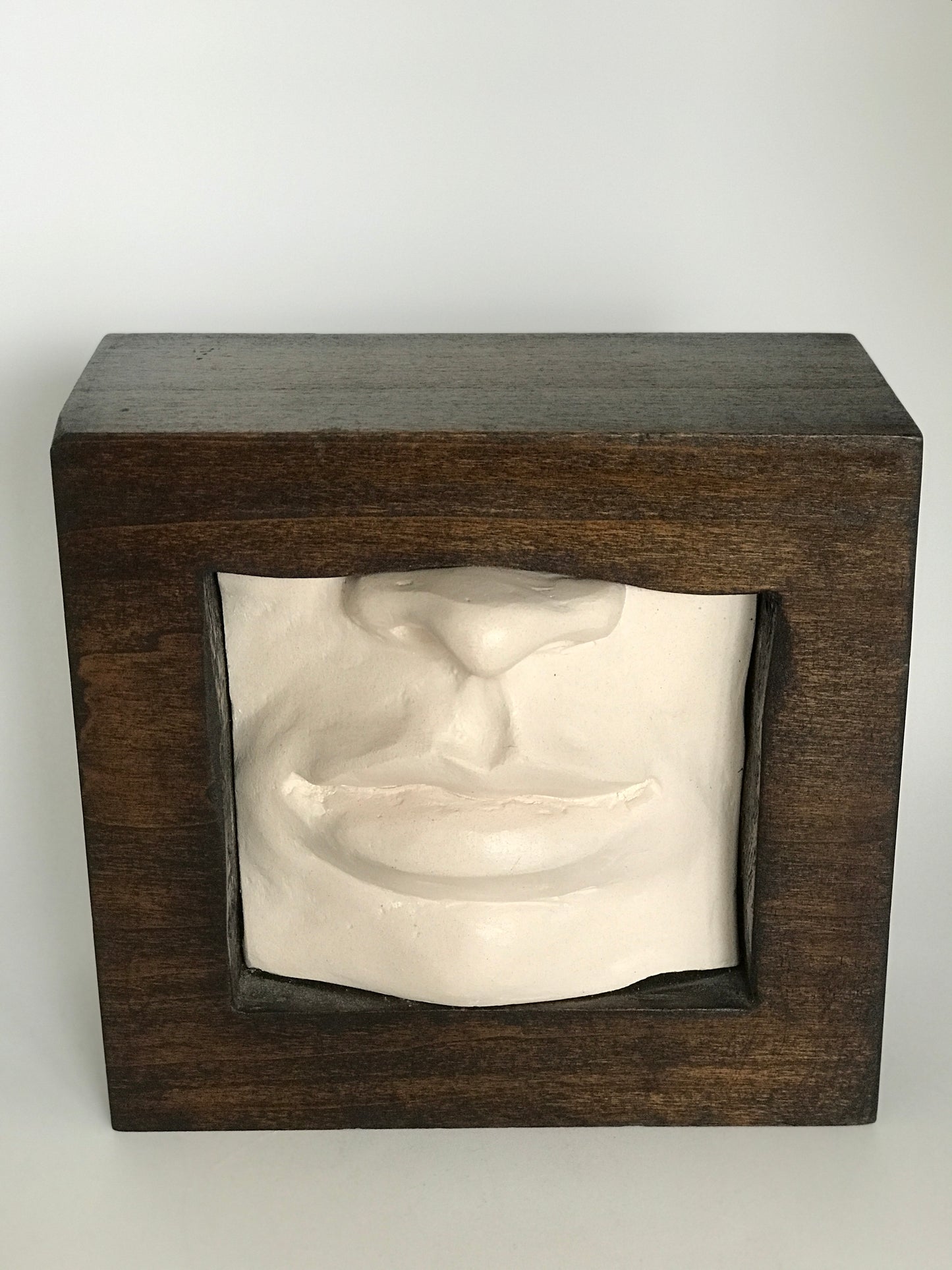 Contemporary Clay Figure Sculpture "Captive"