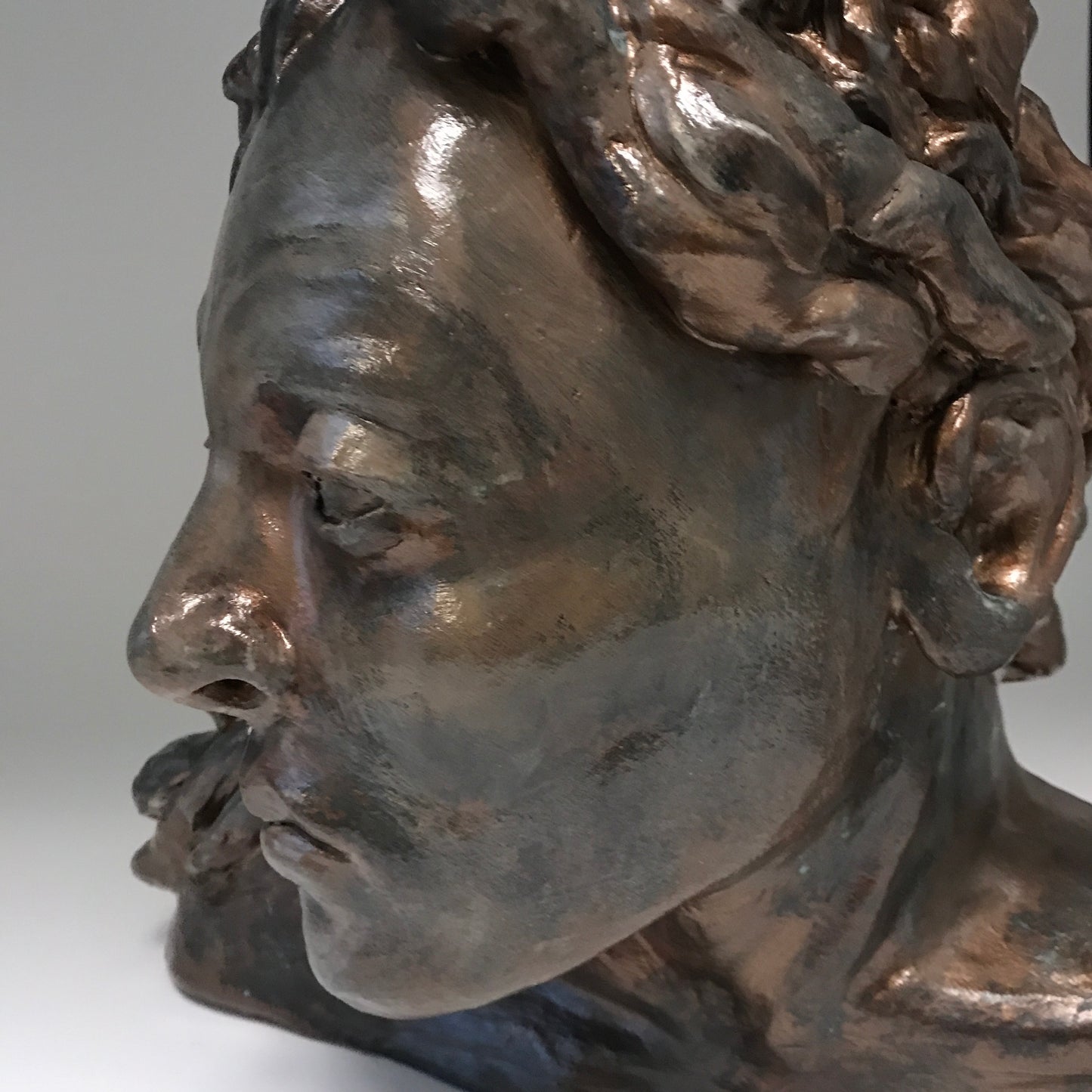 Contemporary Clay Figure Sculpture "Daphne"