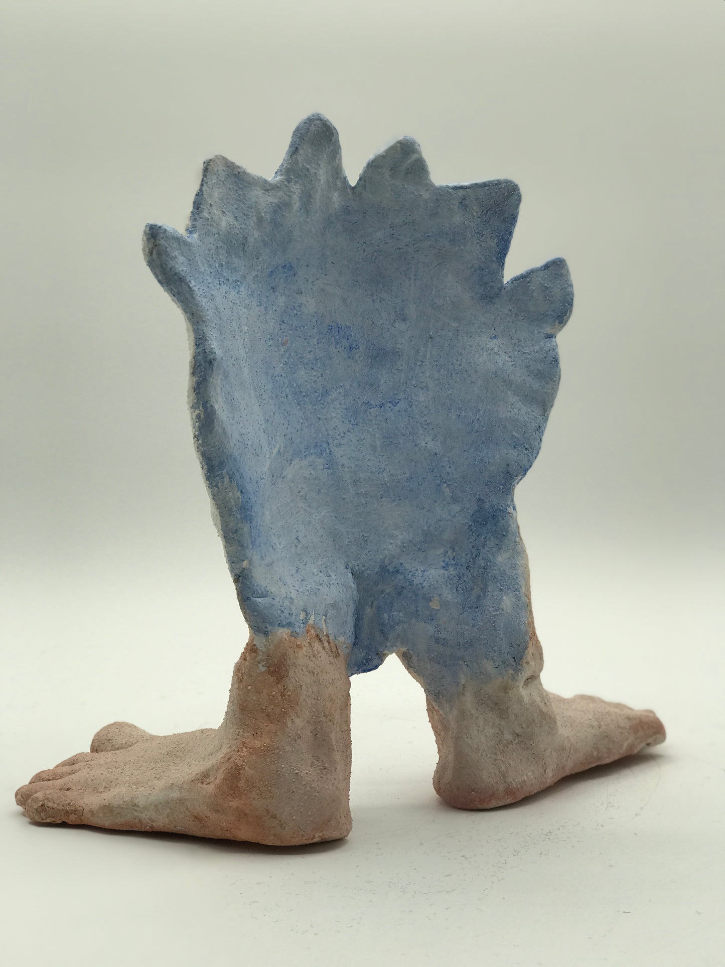 Clay Figure Sculpture "Slightly Suspicious"