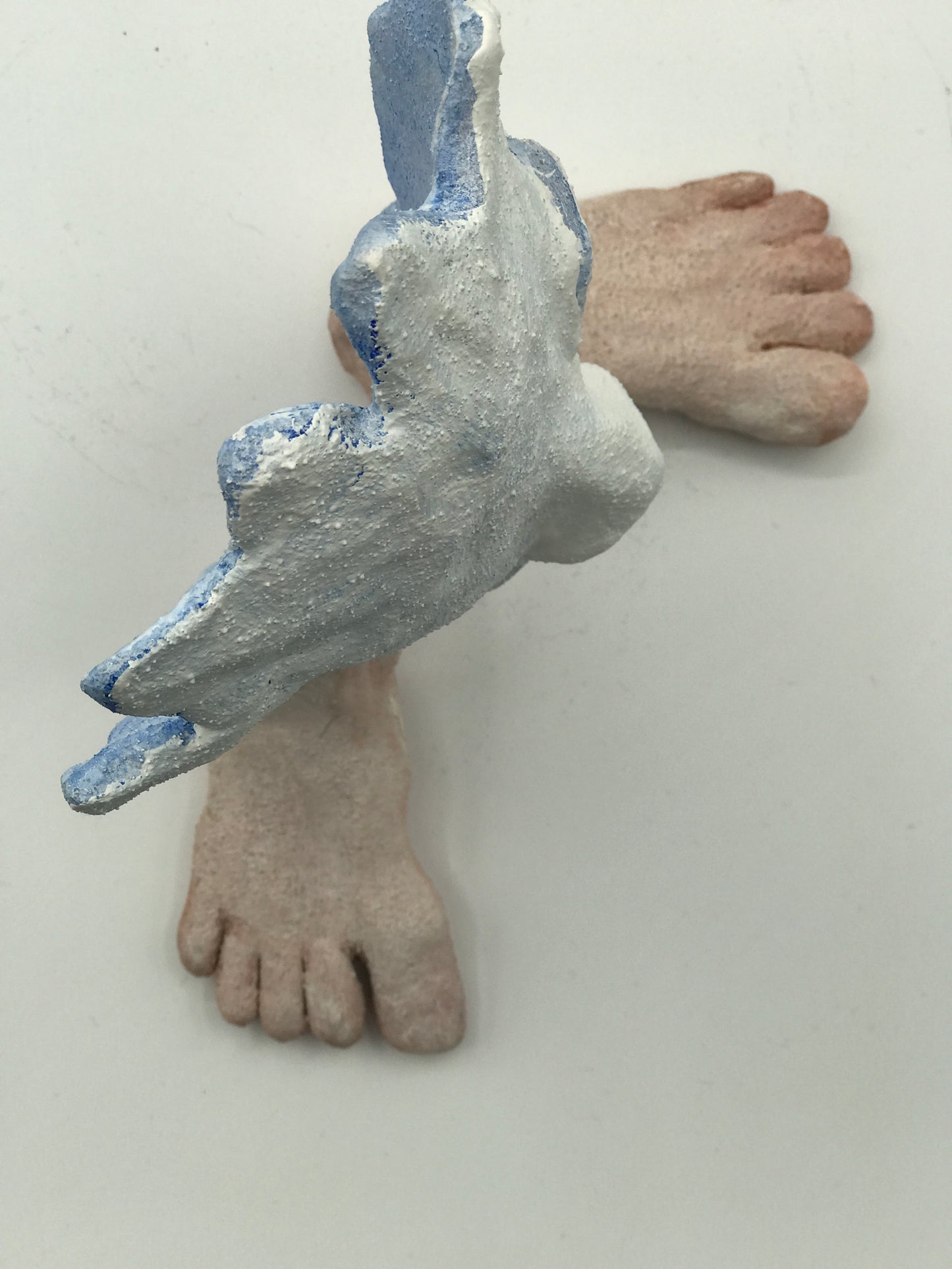 Clay Figure Sculpture "Slightly Suspicious"
