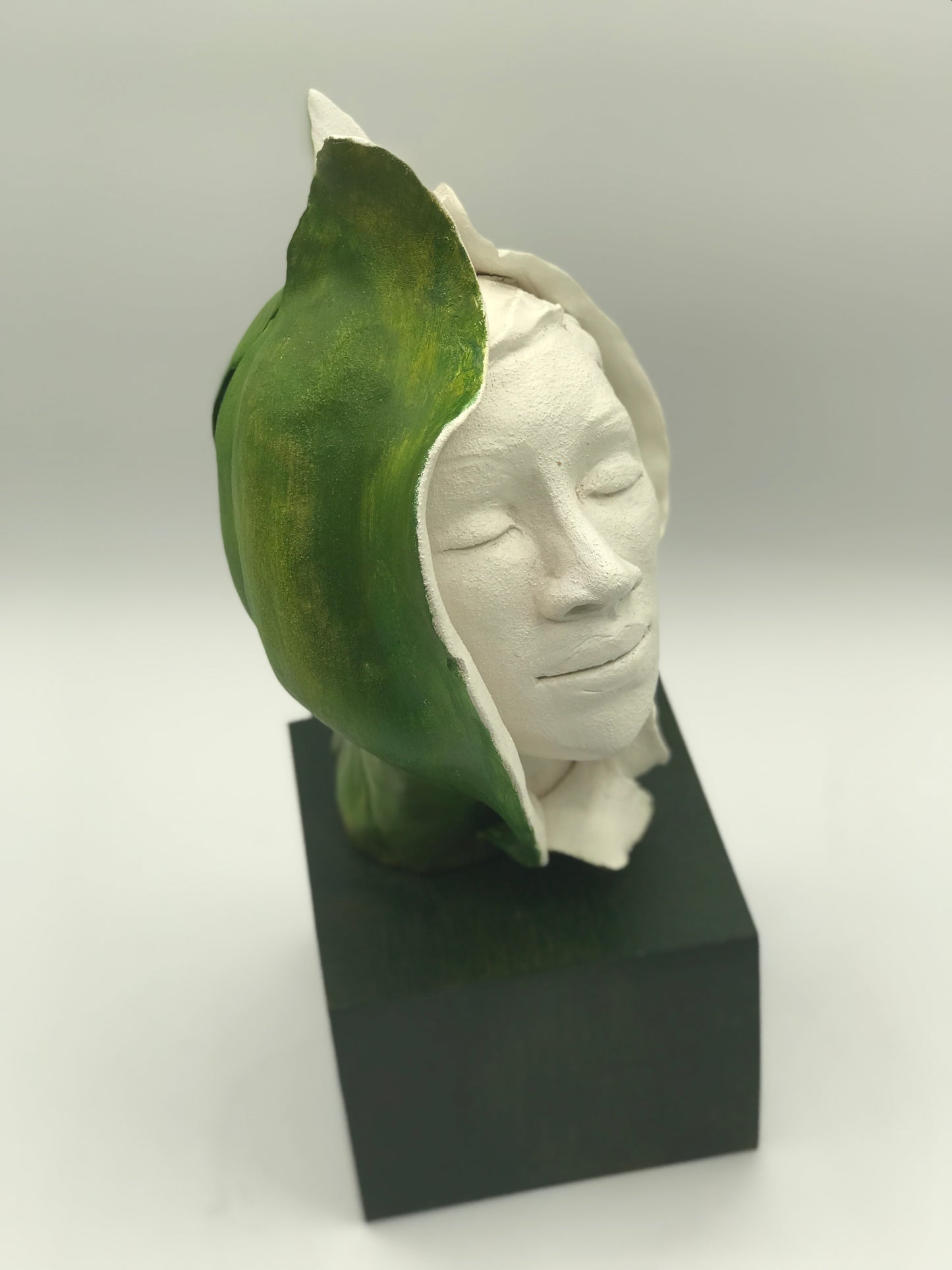 Quiet Emergence: Contemporary Clay Sculpture, Woman's Face