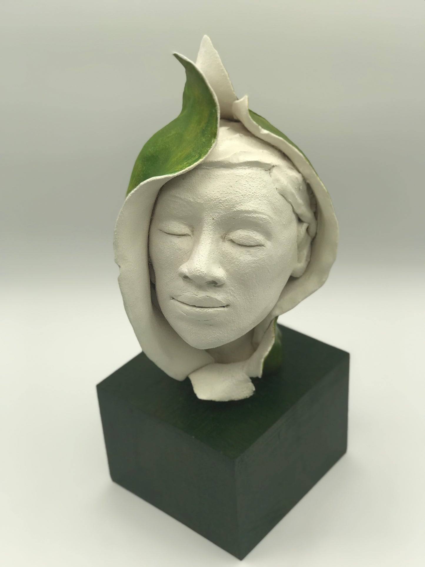 Quiet Emergence: Contemporary Clay Sculpture, Woman's Face