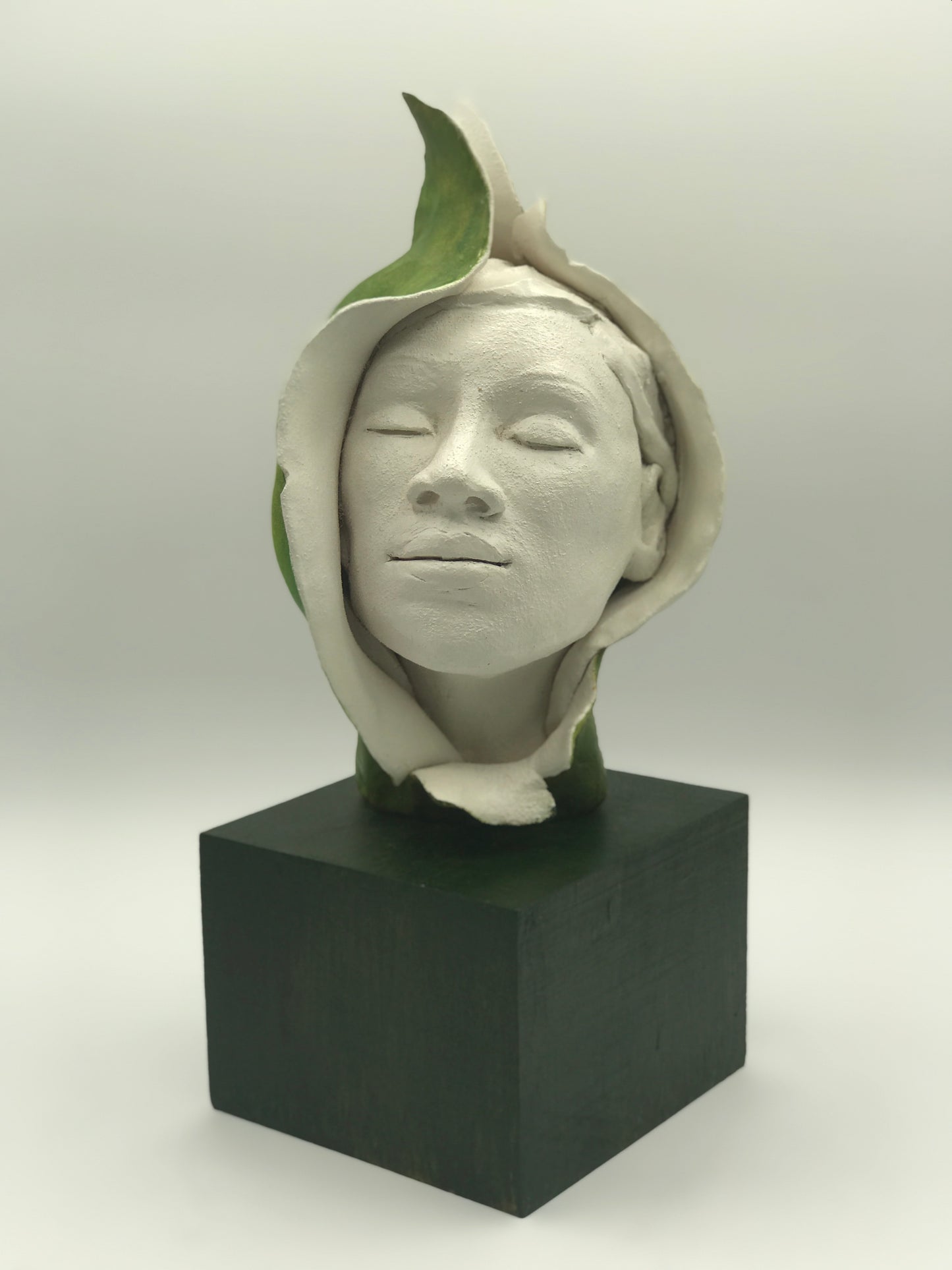 Blossoming: Contemporary Clay Sculpture, Woman's Face