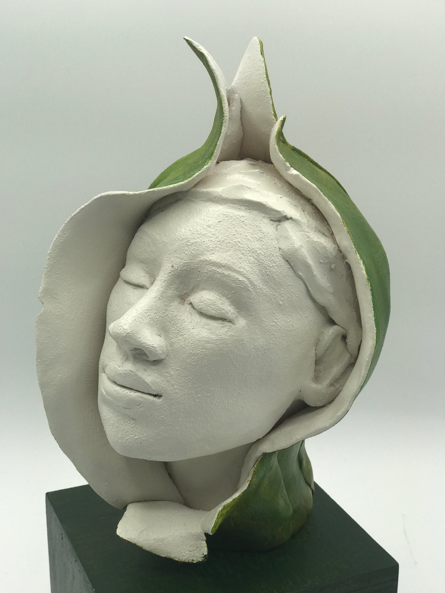 Quiet Emergence: Contemporary Clay Sculpture, Woman's Face