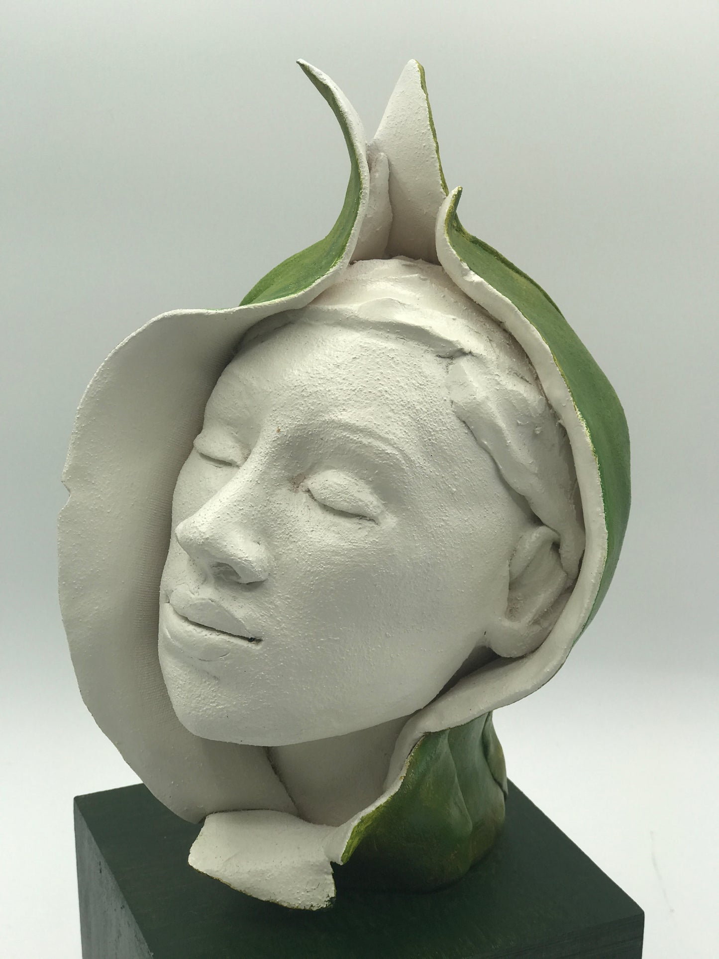 Blossoming: Contemporary Clay Sculpture, Woman's Face