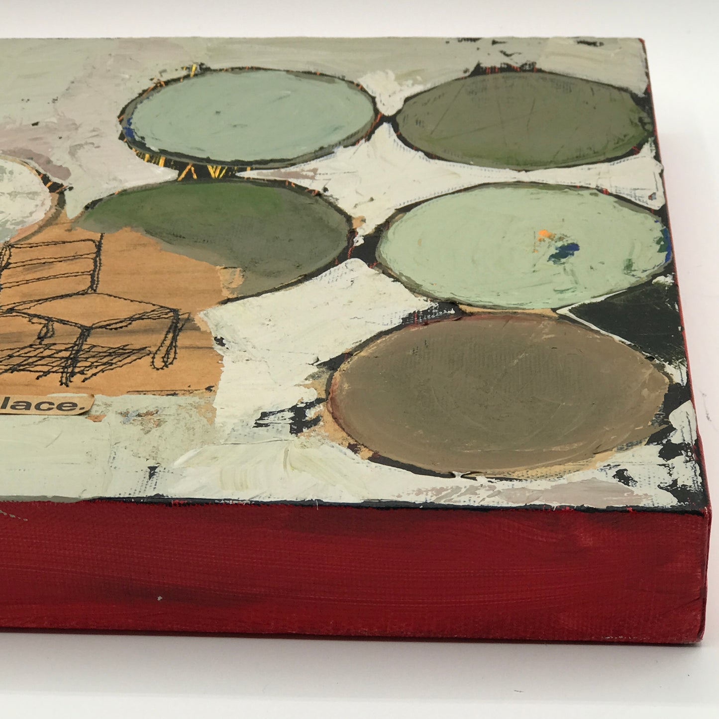 Abstract Mixed Media Painting - Hey, Turn Down the Music