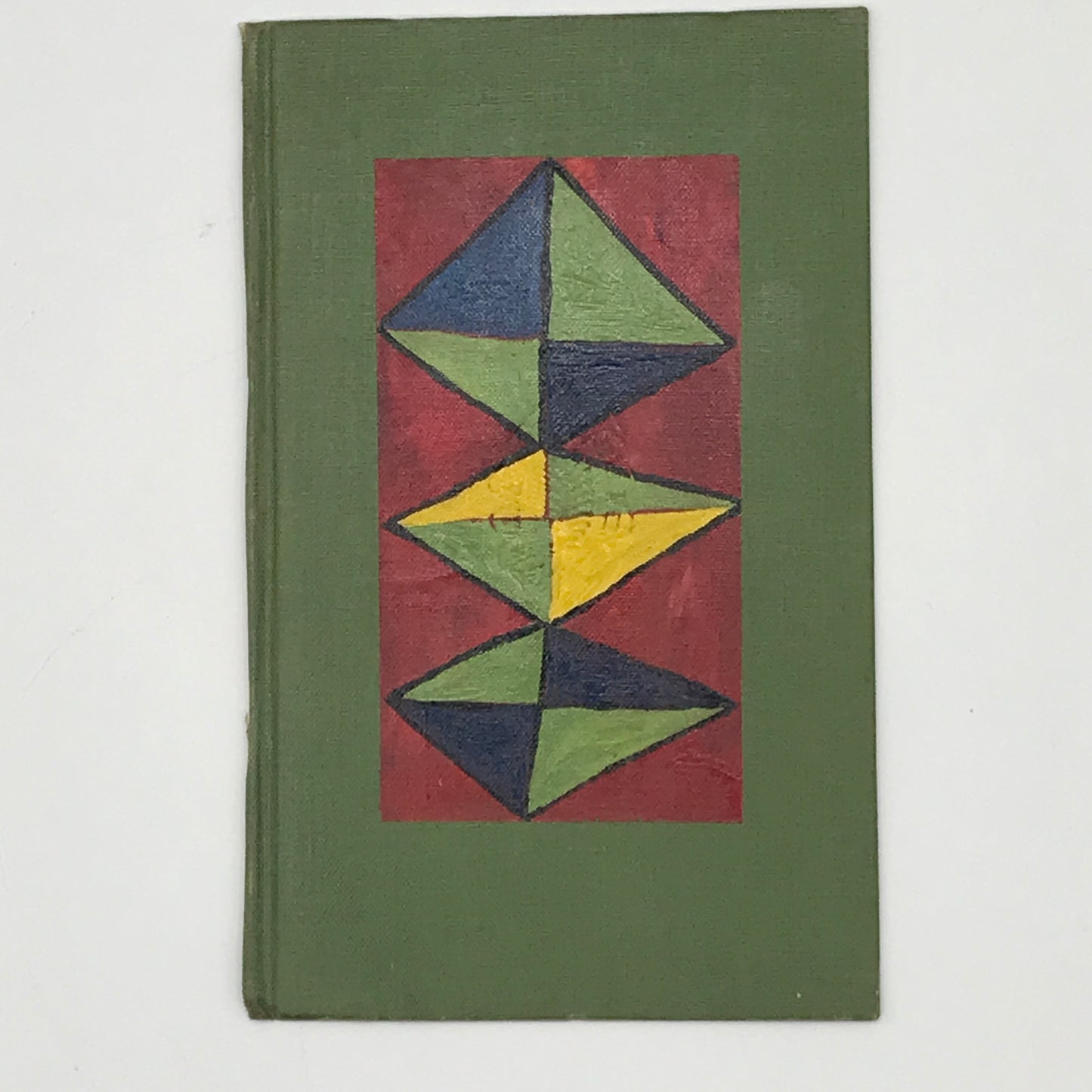 Book Cover Painting - Diamonds on Red