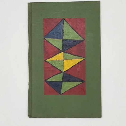 Book Cover Painting - Diamonds on Red