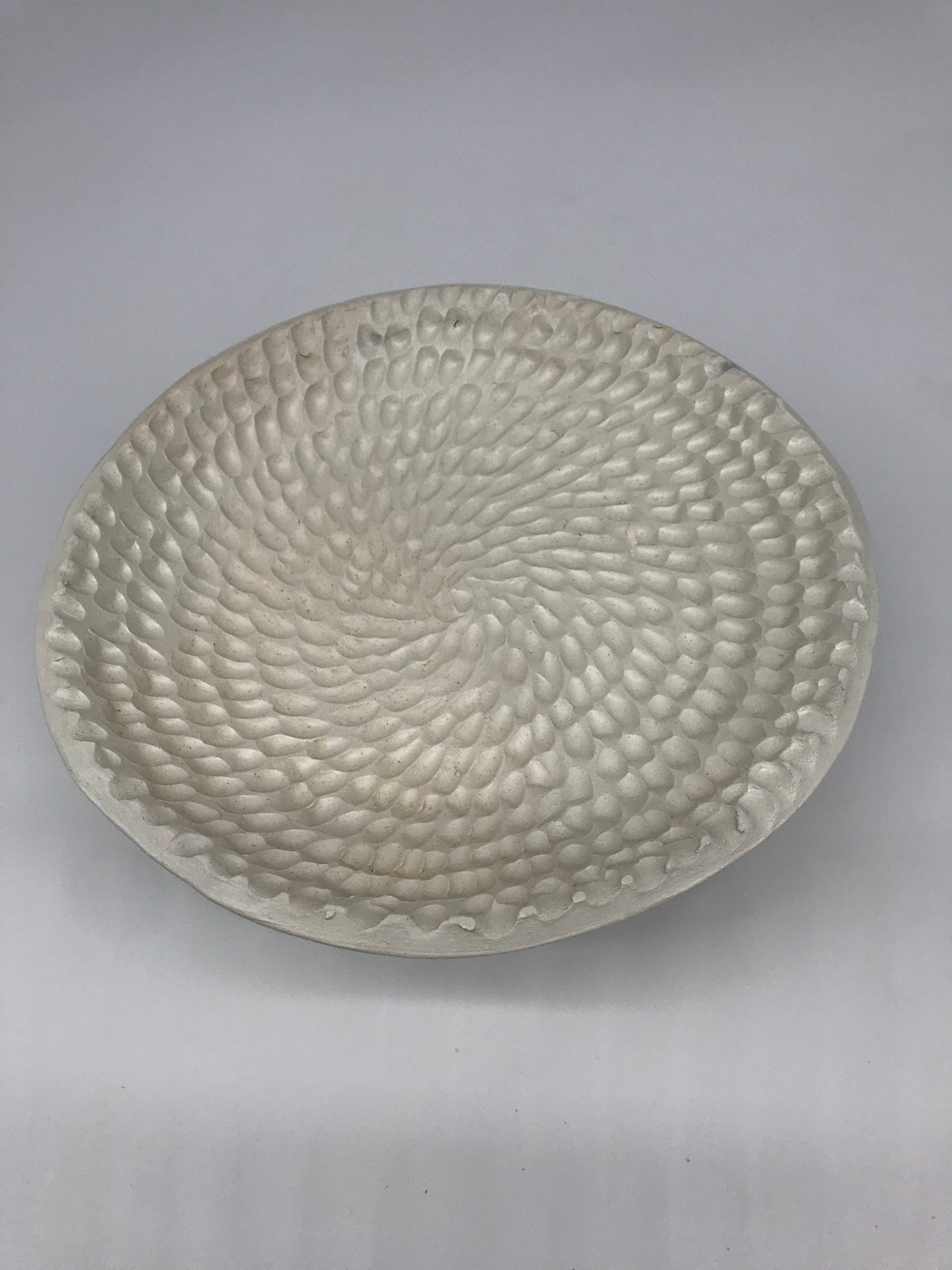 Stoneware clay, Footed Bowl, Incised
