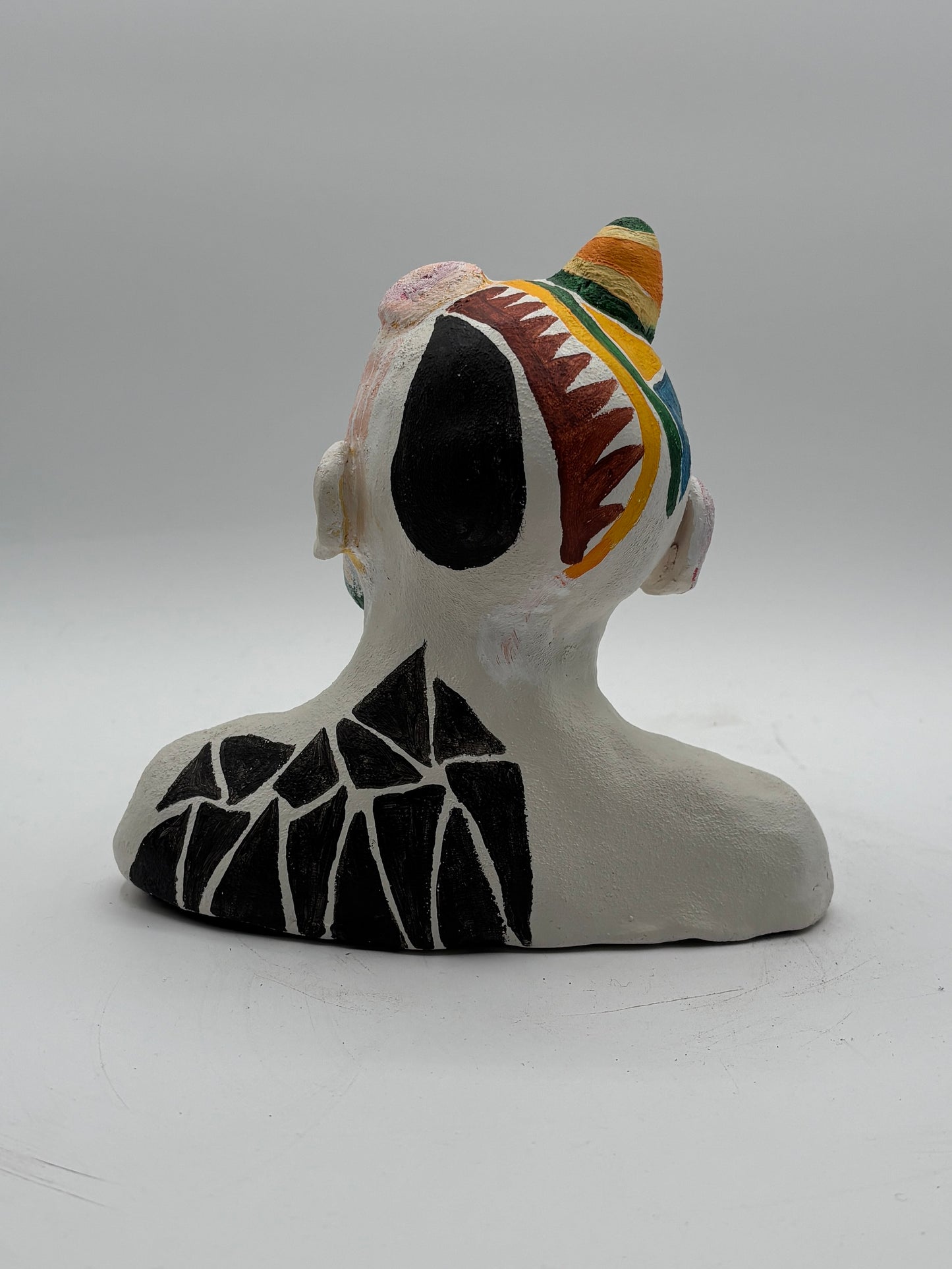 Protective Coloration: Contemporary Clay Sculpture, Man's Face