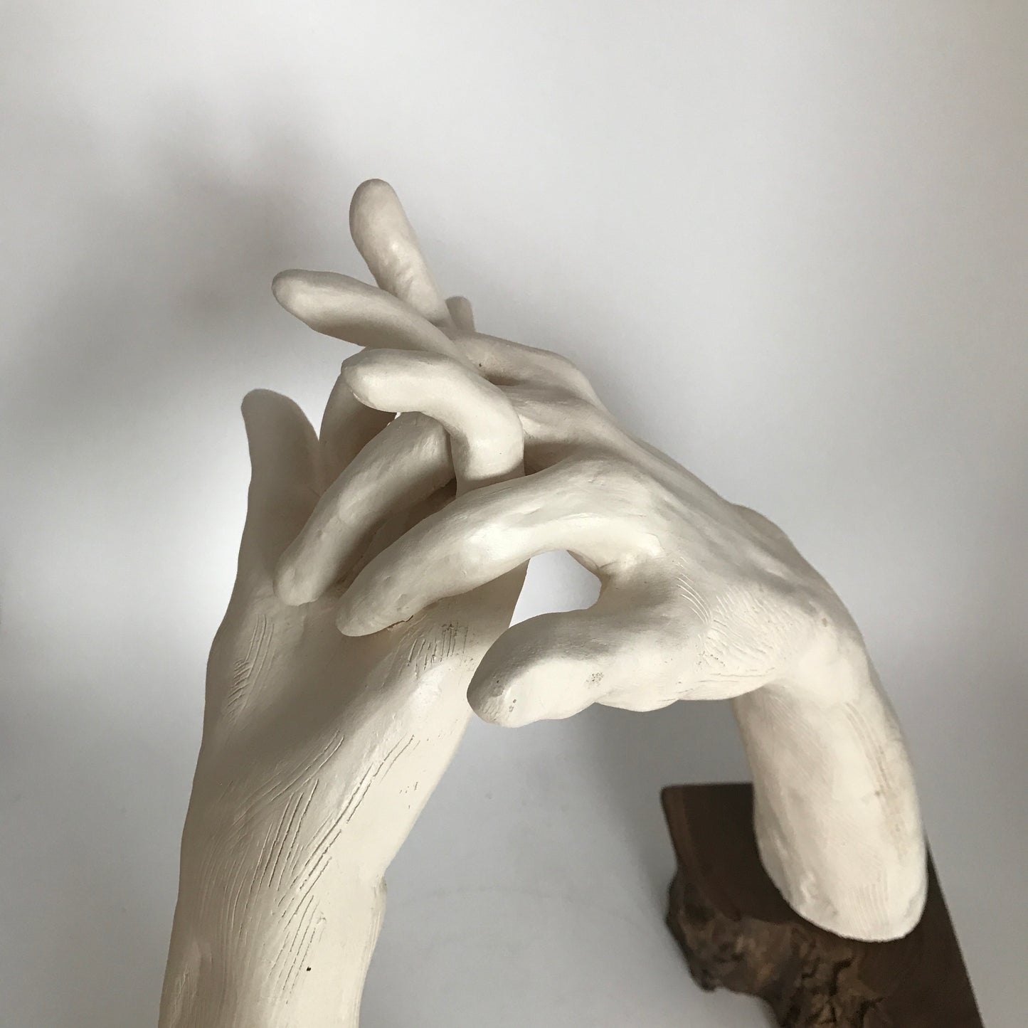 Contemporary Clay Sculpture "Together Apart"