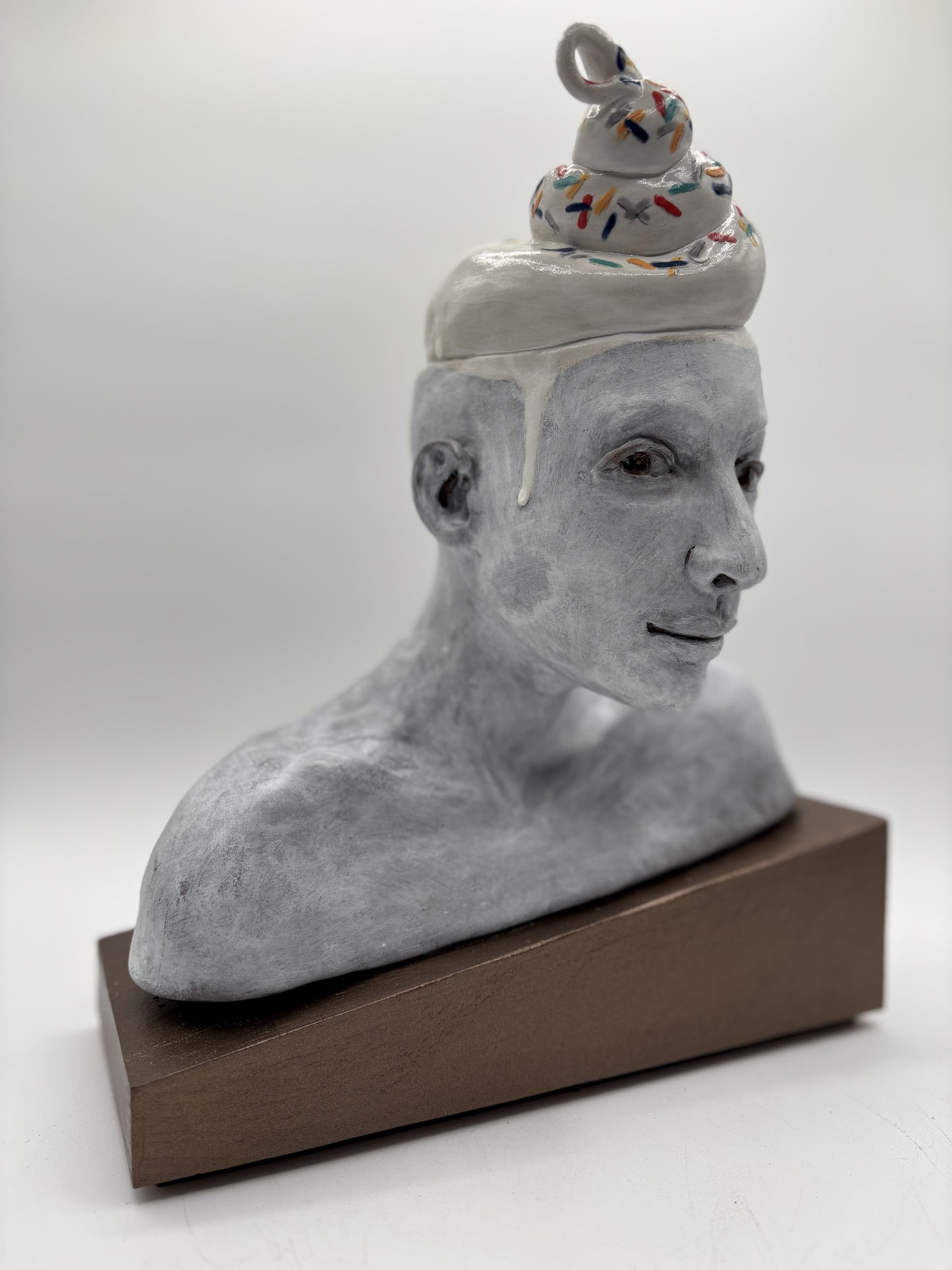 Clay Sculpture "I Just Felt a Drip"