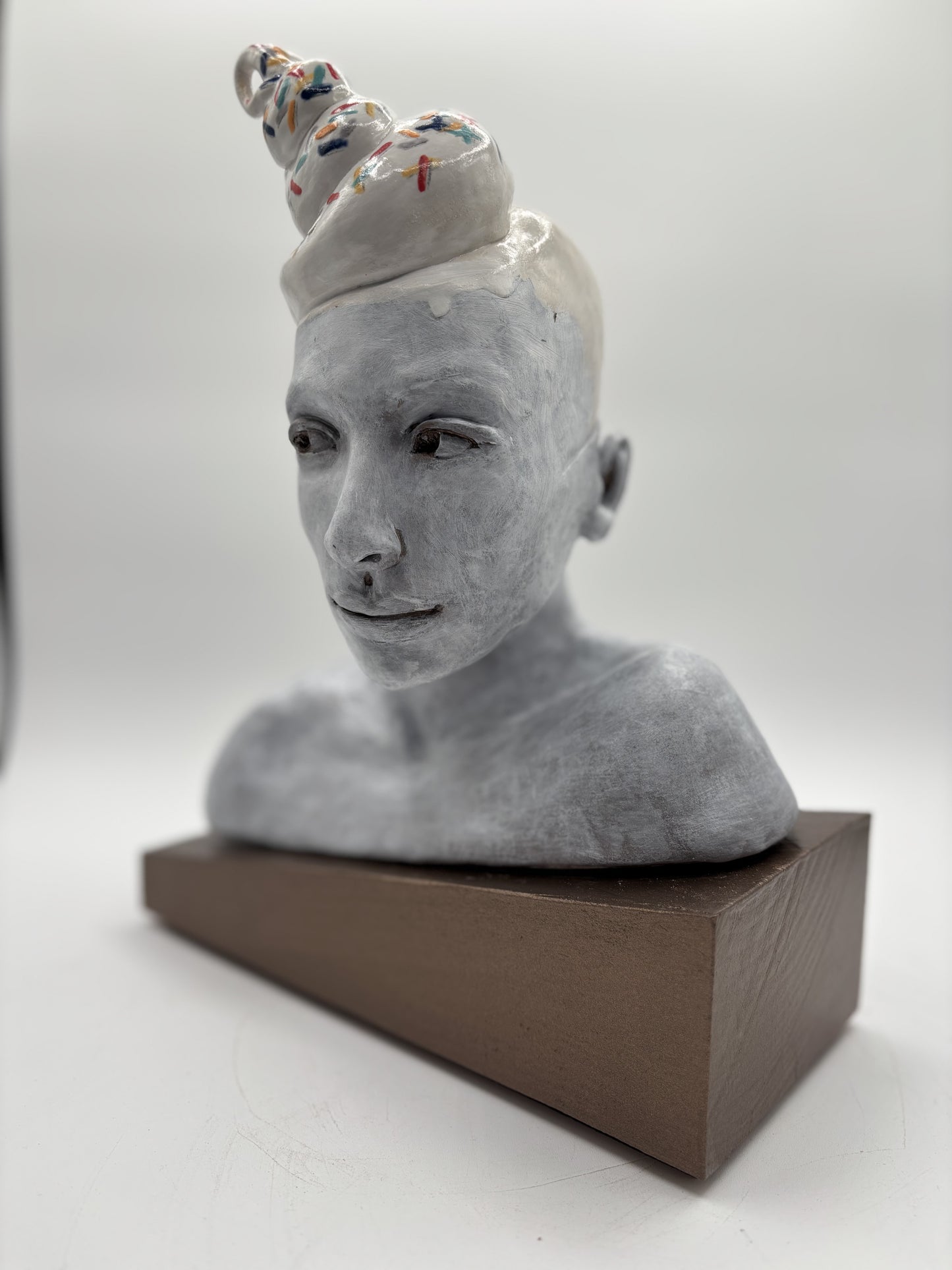 Clay Sculpture "I Just Felt a Drip"
