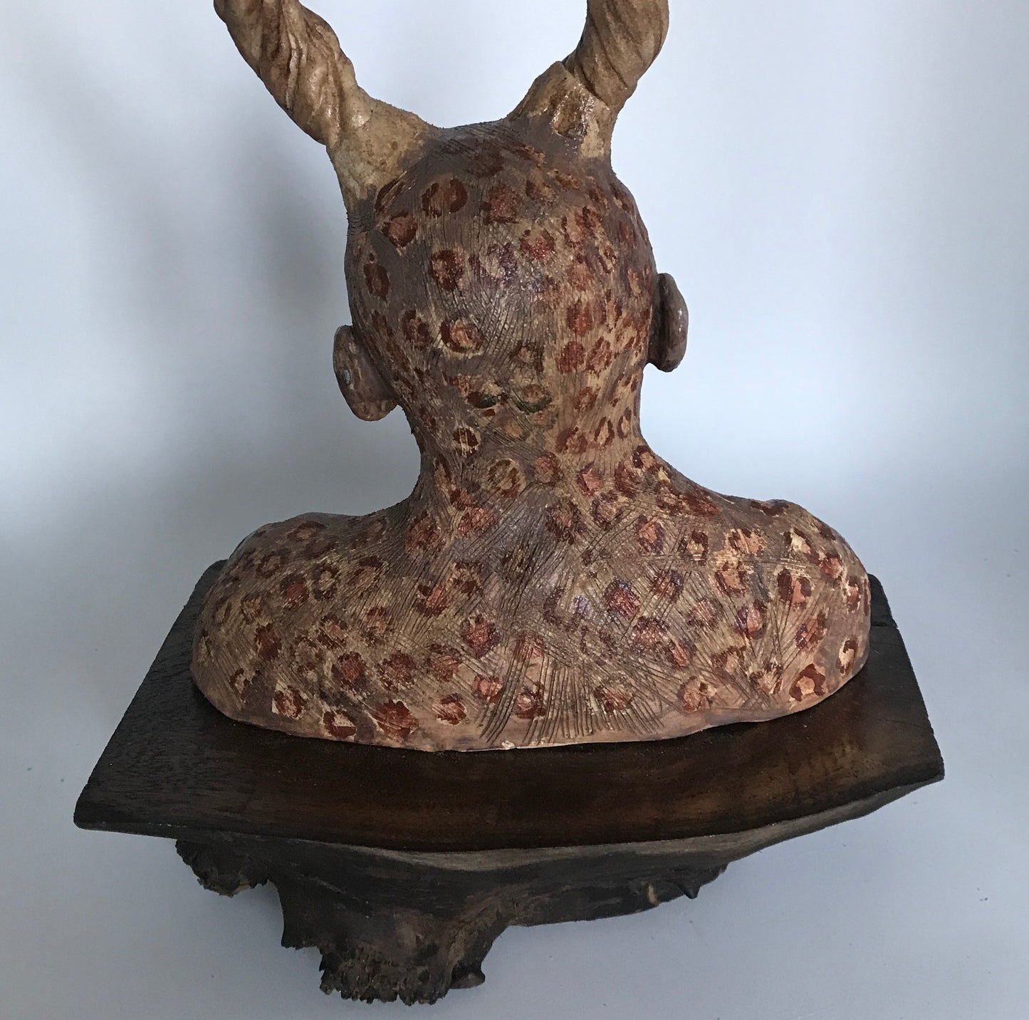 I Woke Up and There They Were: Contemporary Clay Sculpture, African Man's Face