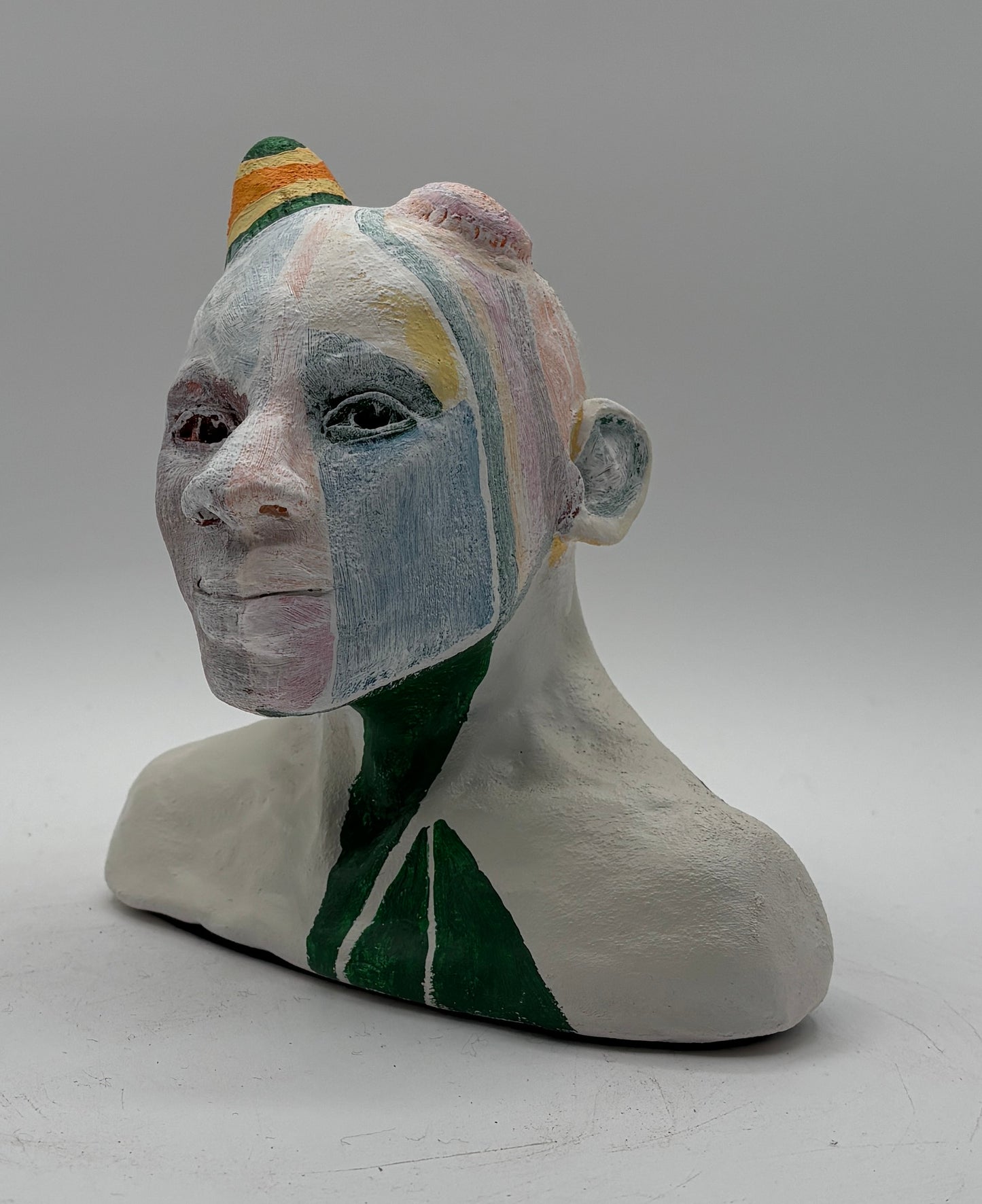 Protective Coloration: Contemporary Clay Sculpture, Man's Face