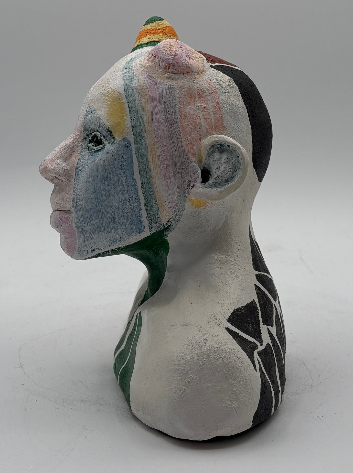 Protective Coloration: Contemporary Clay Sculpture, Man's Face
