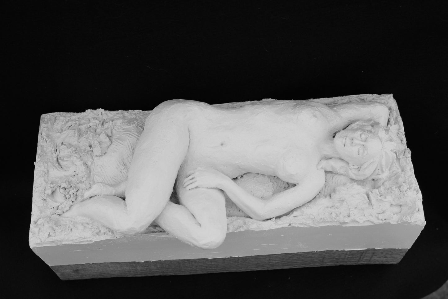 Clay Figure Sculpture "Sea of Dreams"