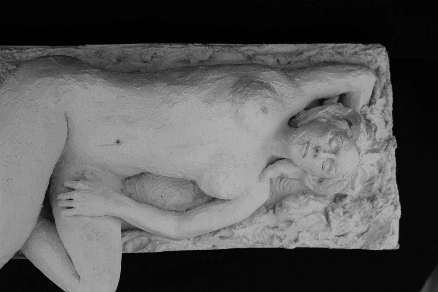 Clay Figure Sculpture "Sea of Dreams"