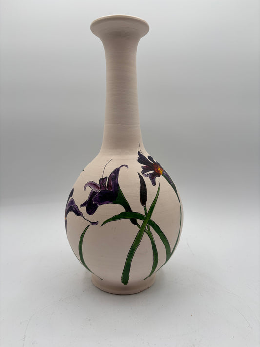 Clay Vessel "Simply Lilies"