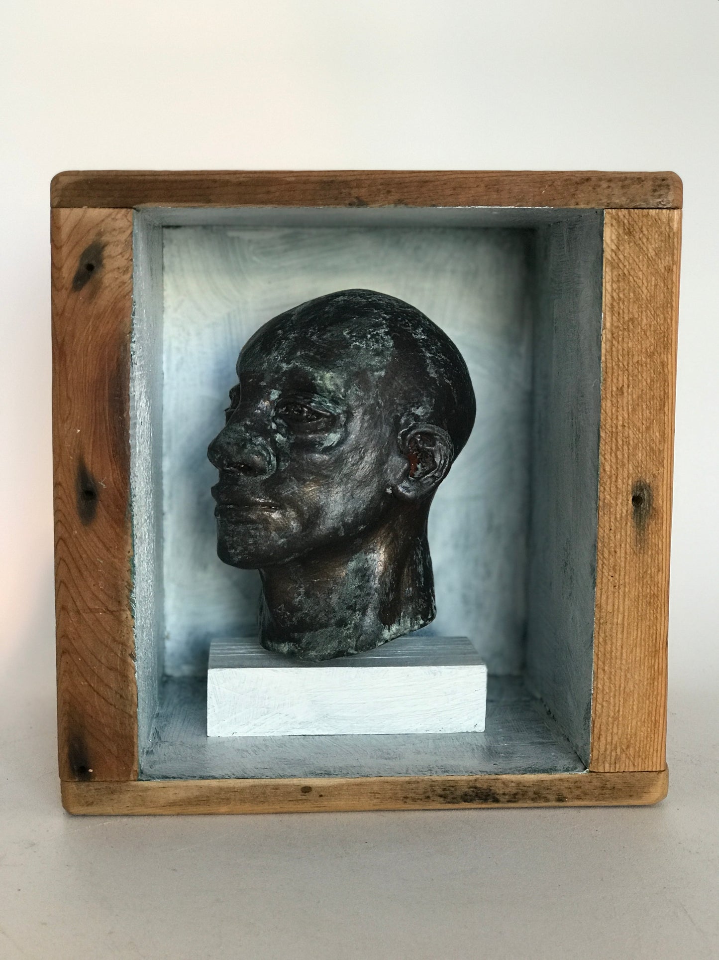 Veteran: Contemporary Clay Sculpture, Black Face