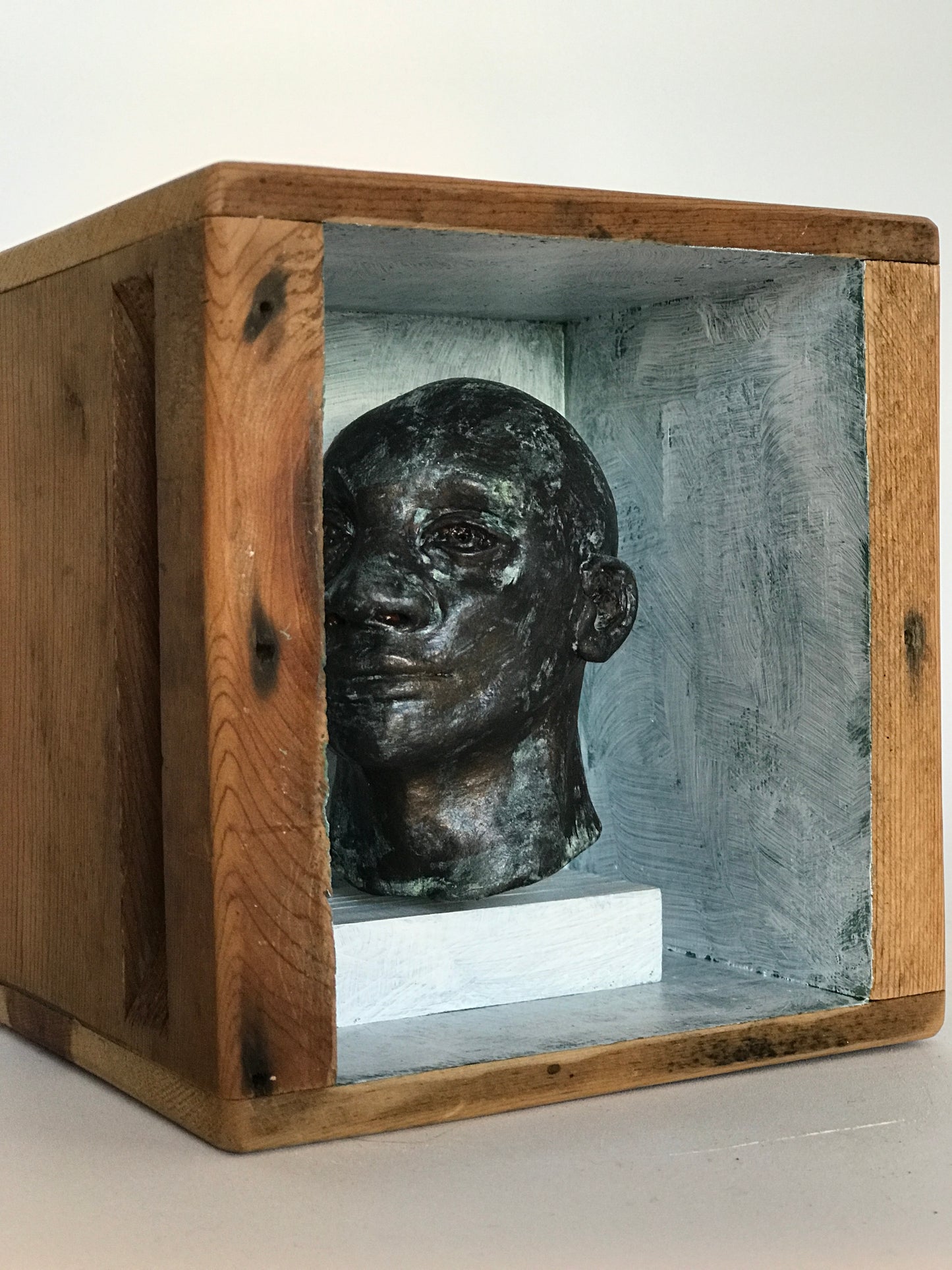 Veteran: Contemporary Clay Sculpture, Black Face